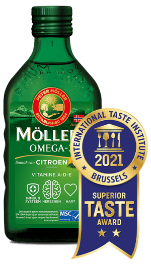 Möller's Omega-3 Citroen met Superior Taste Award