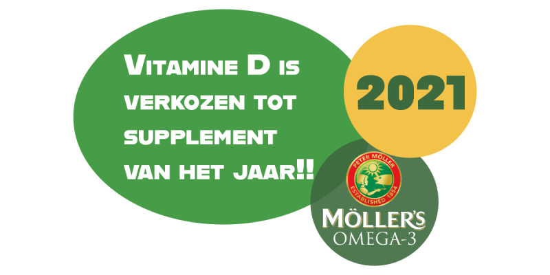Vitamine D is supplement van het jaar 2021