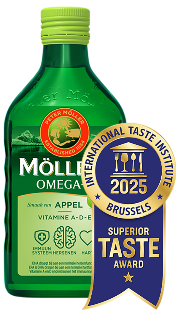 Möller's Omega-3 Appel smaak met Taste Award 2025