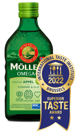 Möller's Omega-3 Appel met Superior Taste Award