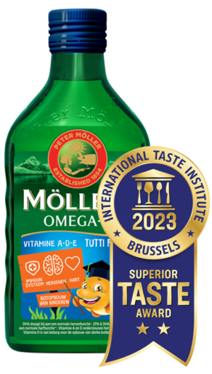 Möller's Omega-3 Levertraan Tutti Frutti - Favoriet van kinderen