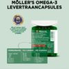 Möller’s Omega-3 Levertraan - 2 x 160 capsules - Omega-3 capsules – Levertraancapsules – Levertraan met vanillesmaak - Afbeelding 4