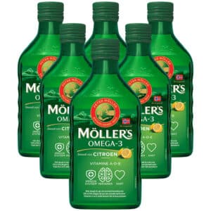 Möller’s Omega-3 Levertraan Voordeelpakket - 6 x 250ml